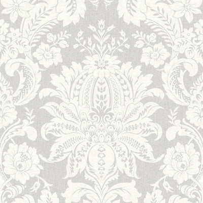 product image of sample venetian damask wallpaper in grey from the empress collection by graham brown 1 526