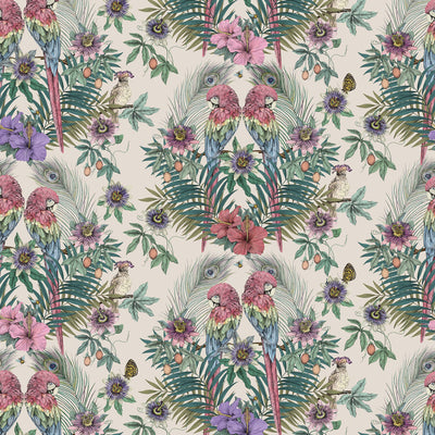 product image of sample ventura wallpaper in parchment from the daydreams collection by matthew williamson for osborne little 1 55