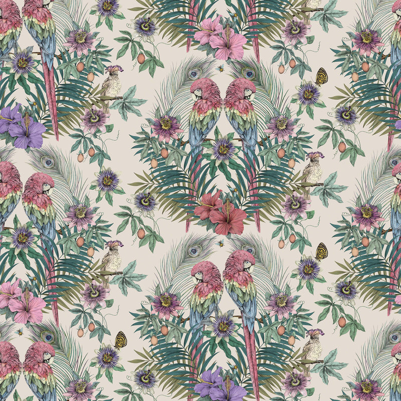 media image for sample ventura wallpaper in parchment from the daydreams collection by matthew williamson for osborne little 1 218
