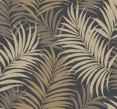 product image for Via Palma Wallpaper in Wrought Iron and Sand Dollar from the Luxe Retreat Collection by Seabrook Wallcoverings 71