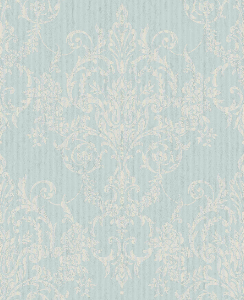 media image for Victorian Damask Wallpaper in Duck Egg from the Empress Collection by Graham & Brown 224