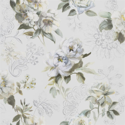 product image for Victorine Wallpaper in Cloud from the Mandora Collection by Designers Guild 36