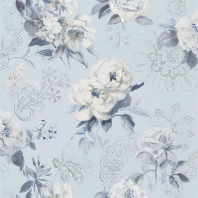 product image of sample victorine wallpaper in cornflower from the mandora collection by designers guild 1 571