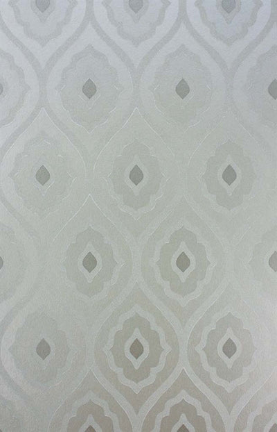 product image of Vignola Wallpaper in Silver by Nina Campbell for Osborne & Little 550
