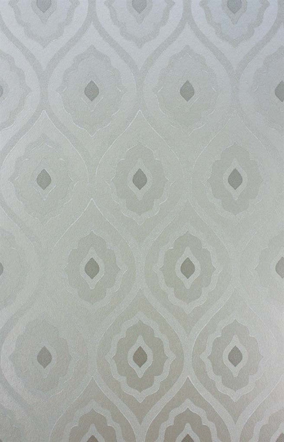 media image for Vignola Wallpaper in Silver by Nina Campbell for Osborne & Little 222