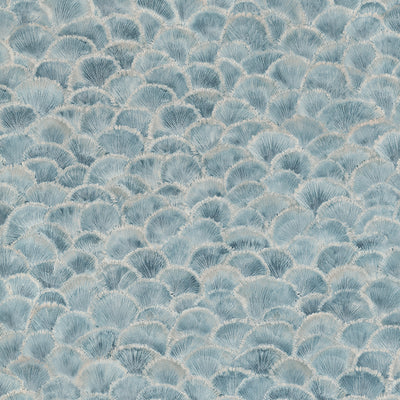 product image of Vintage Art Deco Shells Wallpaper in Blue by Walls Republic 588