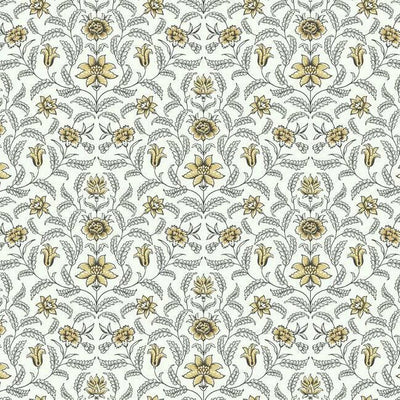 product image of sample vintage blooms wallpaper in yellow from the grandmillennial collection by york wallcoverings 1 595