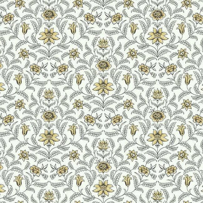 product image of sample vintage blooms wallpaper in yellow from the grandmillennial collection by york wallcoverings 1 595