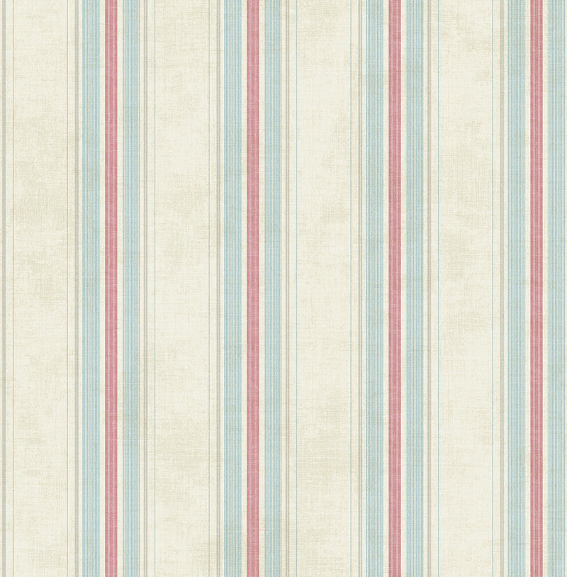 media image for Vintage Stripe Wallpaper in Classic Primary from the Vintage Home 2 Collection by Wallquest 297