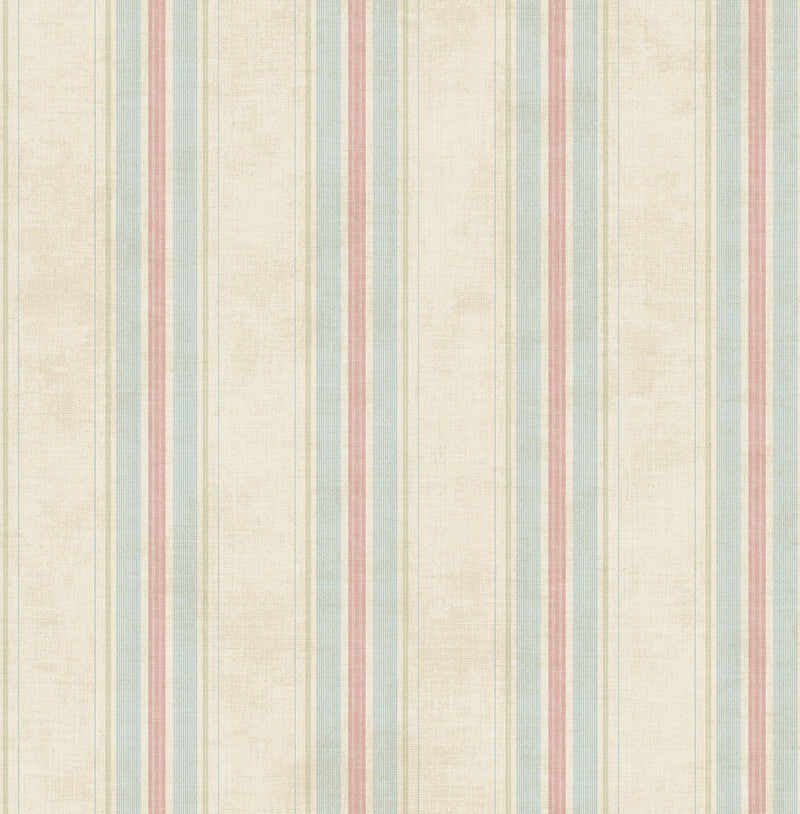 media image for Vintage Stripe Wallpaper in Primary from the Vintage Home 2 Collection by Wallquest 237
