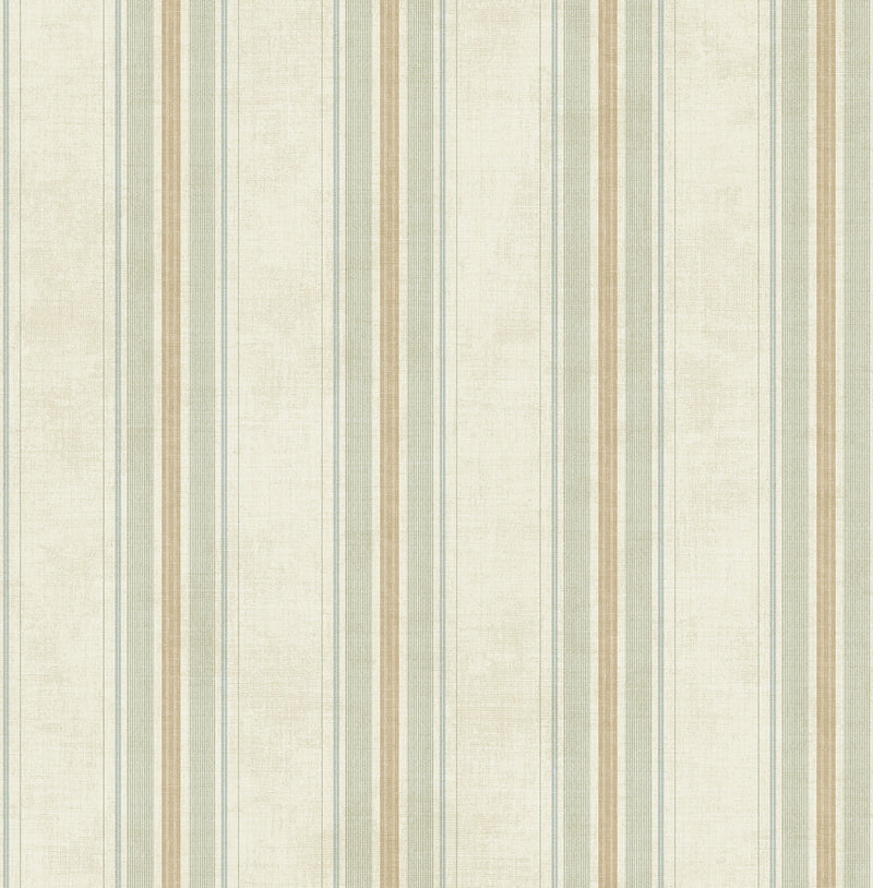 media image for Vintage Stripe Wallpaper in Warm Neutral from the Vintage Home 2 Collection by Wallquest 210