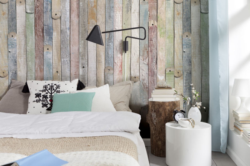 media image for Vintage Wood Wall Mural design by Komar for Brewster Home Fashions 221