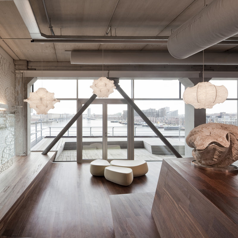 media image for Viscontea Plastic White Pendant Lighting 218