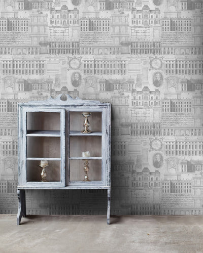 product image for Vitruvius Wallpaper in Neutral from the Eclectic Collection by Mind the Gap 81