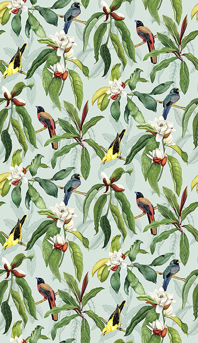 product image for Michelia Eau De Nil Wallpaper from the Empyrea Collection by Osborne & Little 80