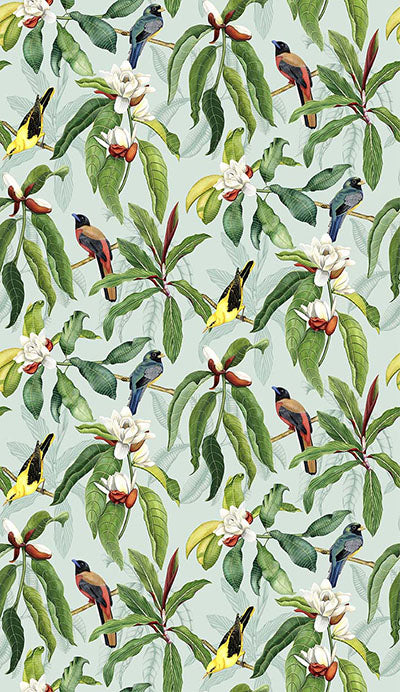 media image for Michelia Eau De Nil Wallpaper from the Empyrea Collection by Osborne & Little 23