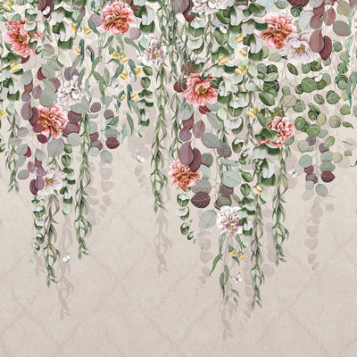 product image of Eucalyptus Linen/Coral Wallpaper from the Empyrea Collection by Osborne & Little 576