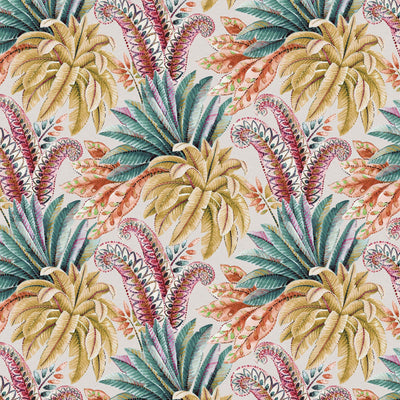 product image for Paloma Gold/Emerald/Fuchsia Wallpaper from the Empyrea Collection by Osborne & Little 9