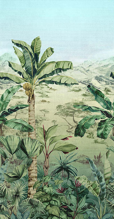 media image for Martinique Leaf Green Wallpaper from the Empyrea Collection by Osborne & Little 280