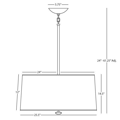 media image for Penelope Pendant by Robert Abbey 299