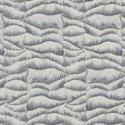 product image of Sample Wavy Fabric in Navy/Beige 543