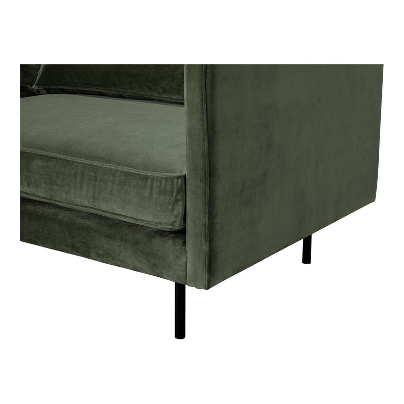 Shop Raphael Forest Green Sofa Burke Decor