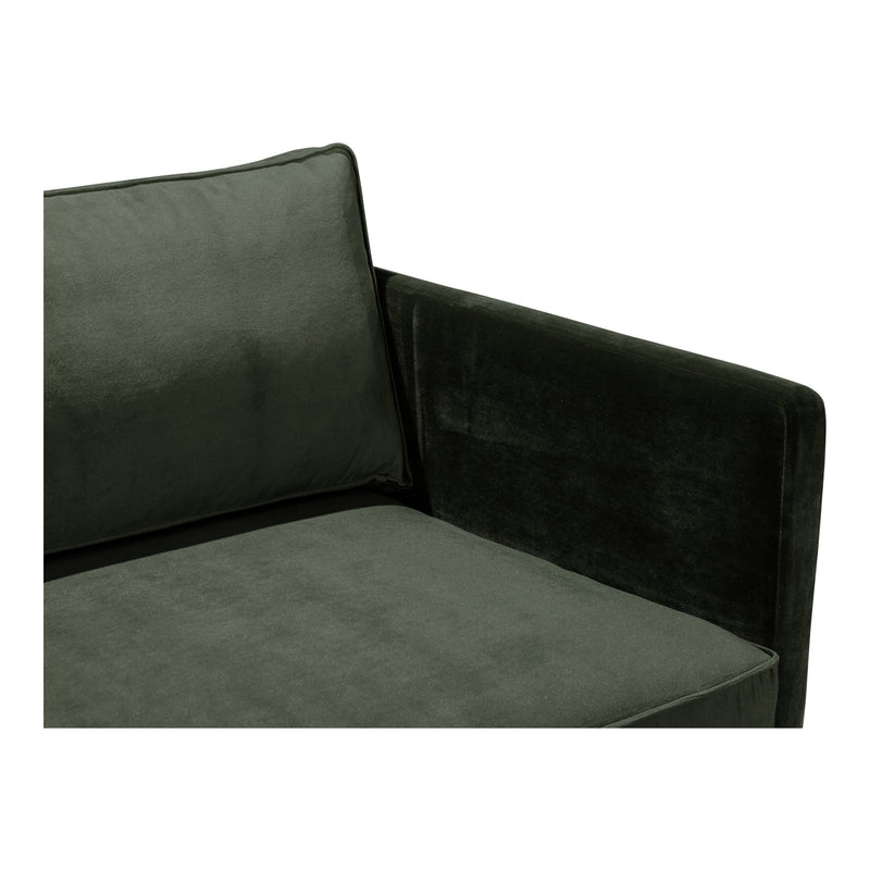 Shop Raphael Forest Green Sofa Burke Decor