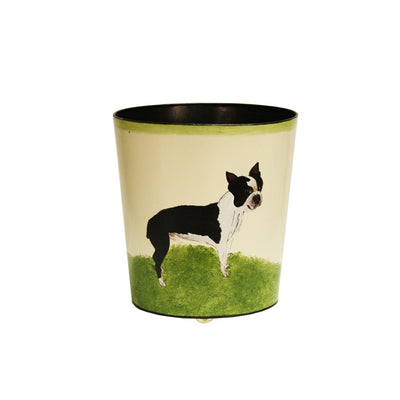 product image of Boston Terrier Wastebasket By Bd Studio Ii Wbbostterrier 1 576