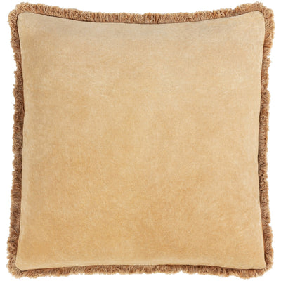 product image of Washed Cotton Velvet WCV-001 Pillow in Camel by Surya 535