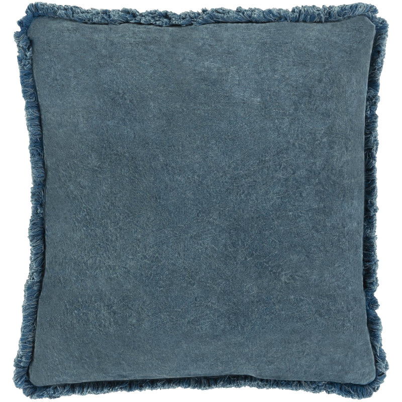 media image for Washed Cotton Velvet WCV-002 Pillow in Denim by Surya 297