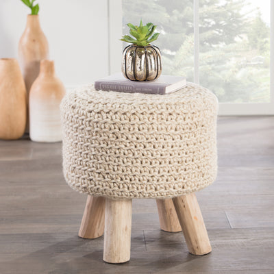 product image for Montana Knitted Cream Stool 14