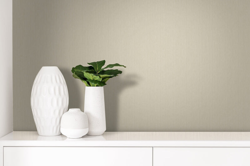 media image for Textile Effect Vertical Wallpaper in Beige 235