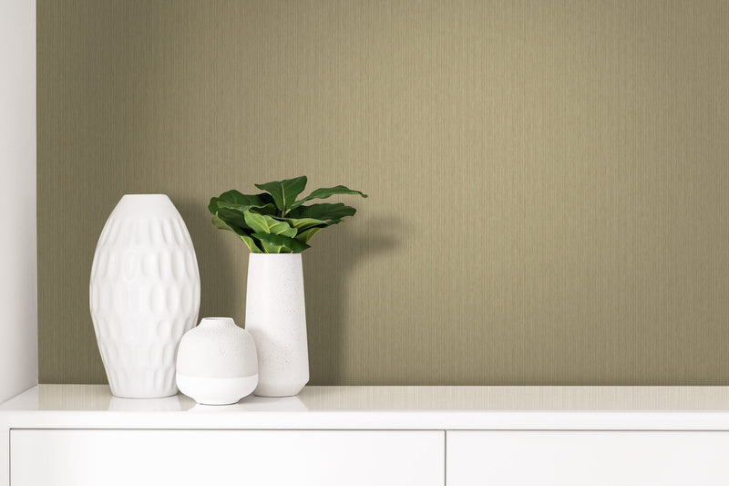 media image for Textile Effect Vertical Wallpaper in Brown Goldish 254