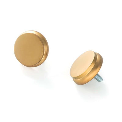product image for end cap satin brass finials by annie selke pc2344 f 1 6