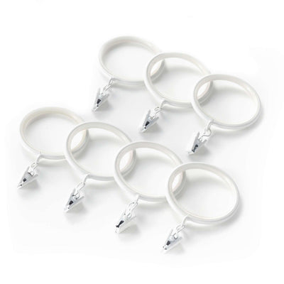 product image of curtain clip white ring by annie selke pc2721 r 1 567