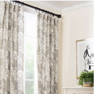 product image for stockbridge oil rubbed bronze curtain rod by annie selke pc2329 cr144 3 83