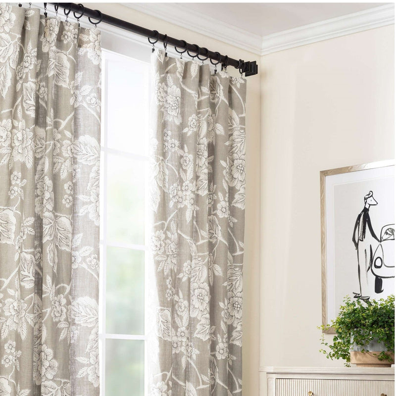 media image for stockbridge oil rubbed bronze curtain rod by annie selke pc2329 cr144 3 244