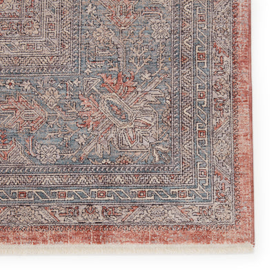 product image for Epsilon Medallion Rug in Red & Blue 3