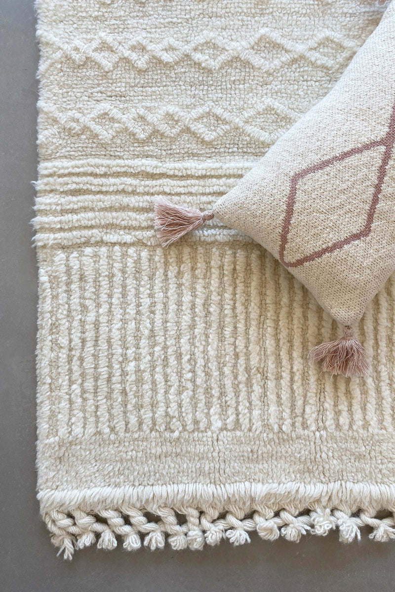 media image for ari sheep white woolable rug by lorena canals wo ari wh k 21 293