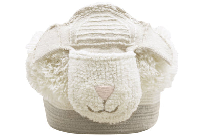 product image for pink nose sheep woolable basket by lorena canals wo bsk nose 6 94