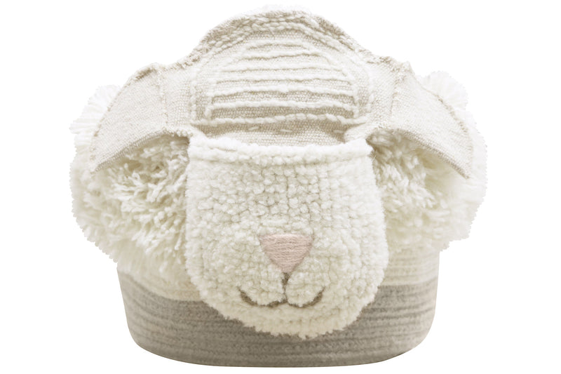 media image for pink nose sheep woolable basket by lorena canals wo bsk nose 6 225