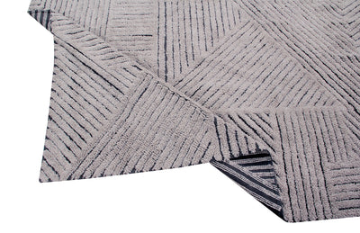 product image for black chia woolable rug by lorena canals wo chia l 2 3