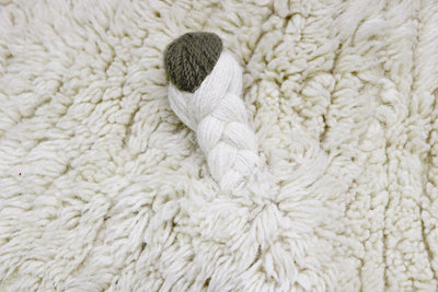 product image for pink nose sheep woolable rug by lorena canals wo pinose 9 82