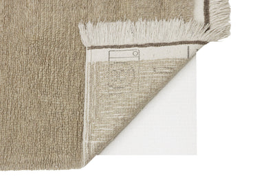 product image for steppe sheep beige woolable rug by lorena canals wo steppe bg s 17 74