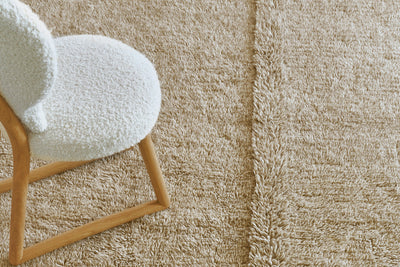 product image for tundra blended sheep beige woolable rug by lorena canals wo tun lbg s 8 21
