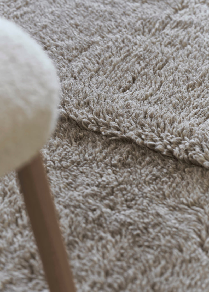 media image for tundra blended sheep grey woolable rug by lorena canals wo tun lgr s 23 251