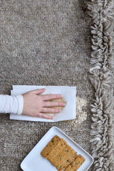 product image for tundra blended sheep grey woolable rug by lorena canals wo tun lgr s 12 41