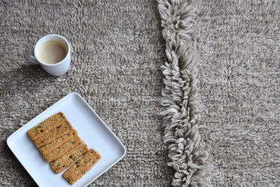 product image for tundra blended sheep grey woolable rug by lorena canals wo tun lgr s 14 60