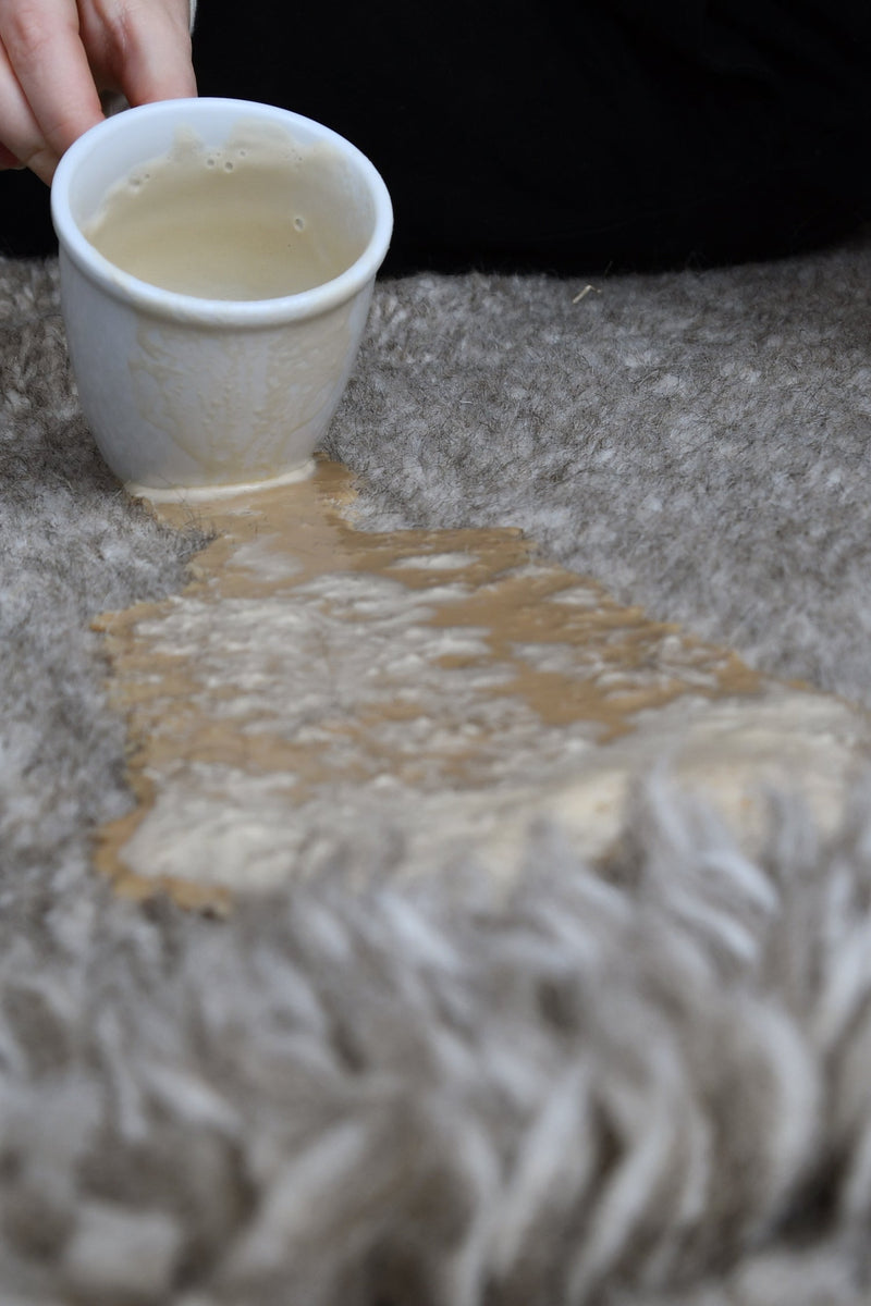 media image for tundra blended sheep grey woolable rug by lorena canals wo tun lgr s 8 26