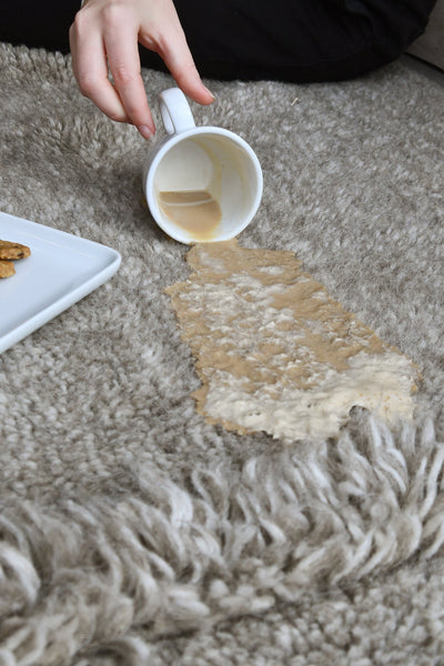 product image for tundra blended sheep grey woolable rug by lorena canals wo tun lgr s 9 91